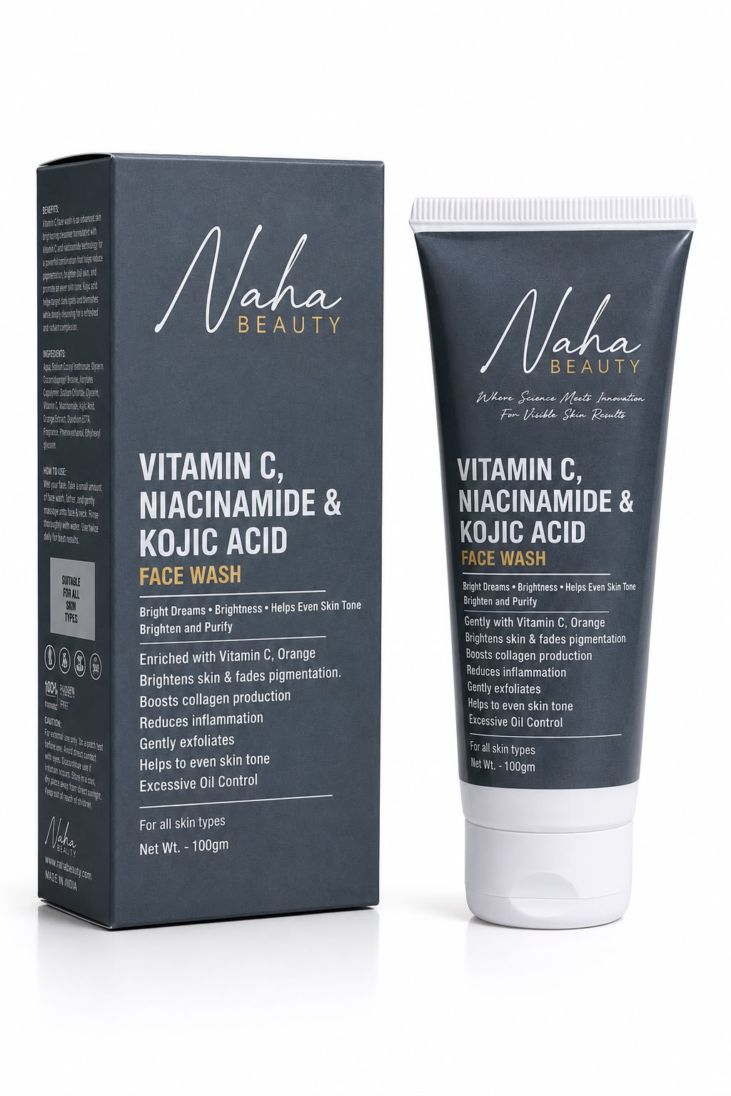 Vitamin C, Niacinamide & Kojic Acid Face Wash
