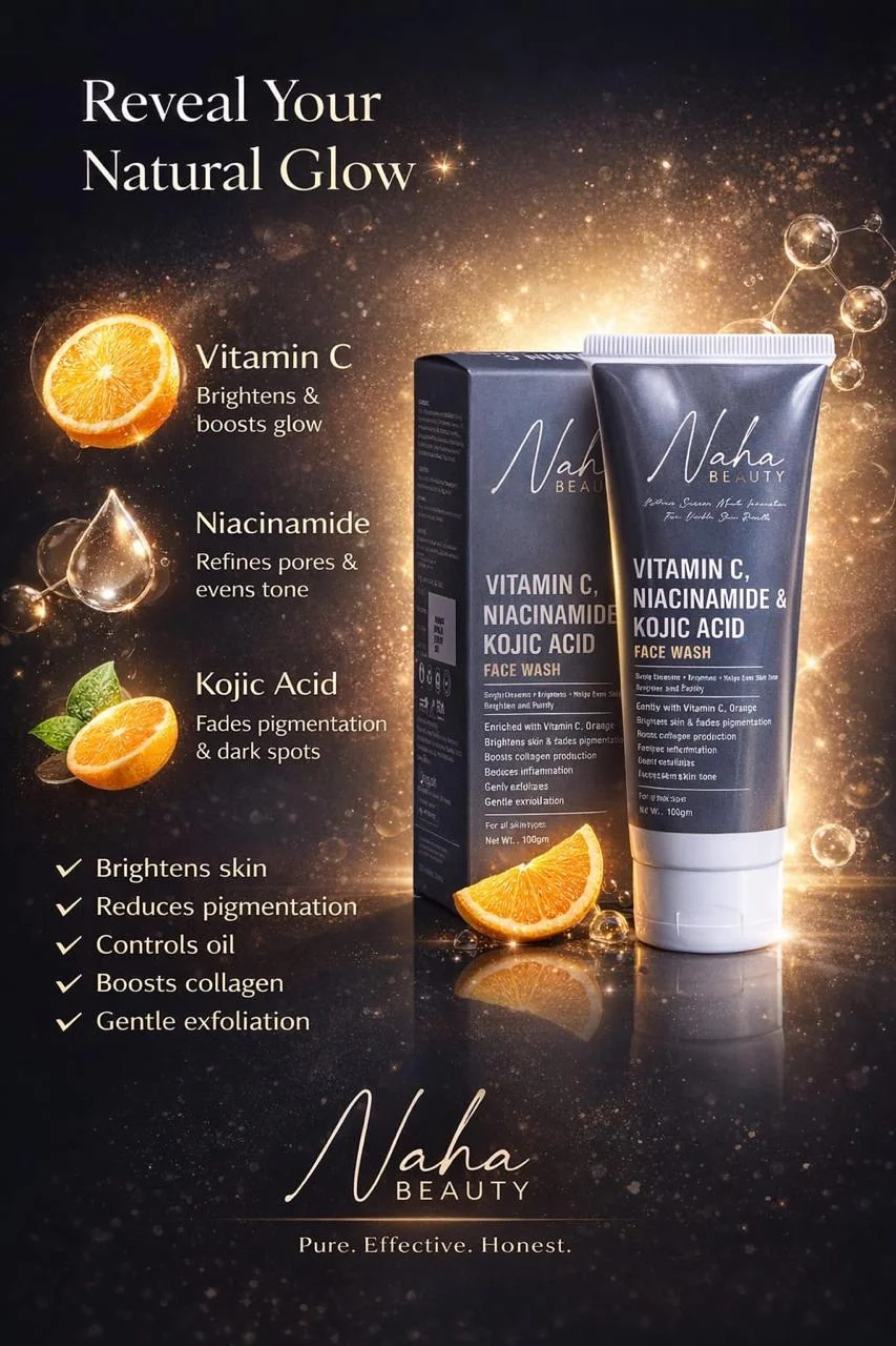Vitamin C, Niacinamide & Kojic Acid Face Wash - Image 3