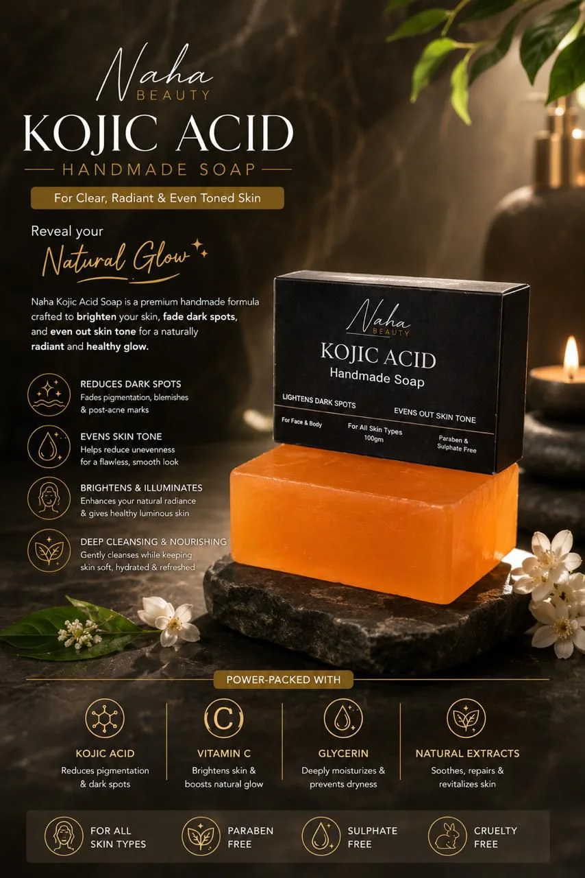 Kojic Acid Handmade Soap (100gm) - Image 6