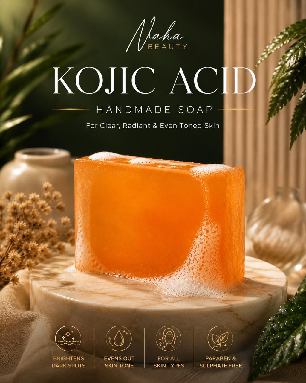 Kojic Acid Handmade Soap (100gm)